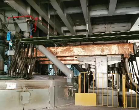 电弧炉冶炼现场视频